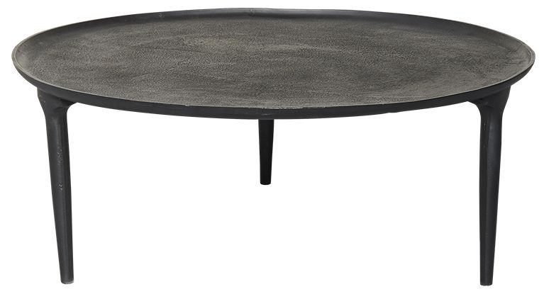 Allard Black Large Round Coffee Table