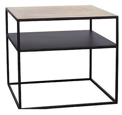 Almeria Black Brass Coffee Table