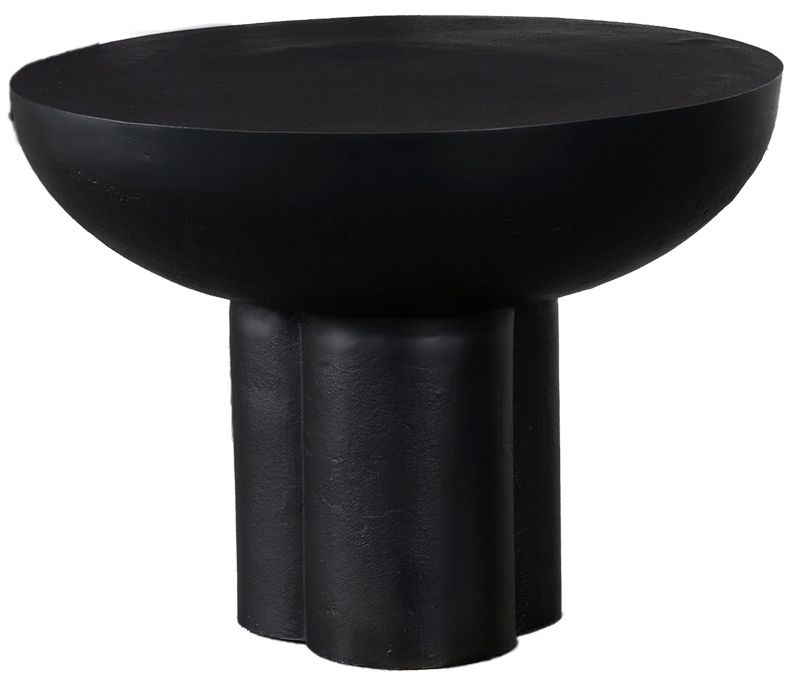 Gail Black Large Round Coffee Table