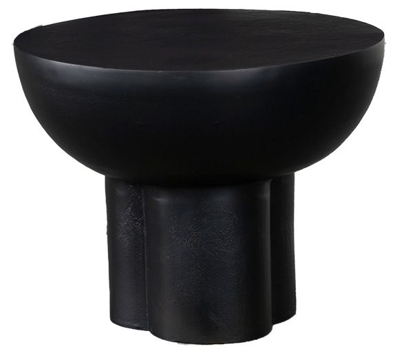 Gail Black Medium Round Coffee Table