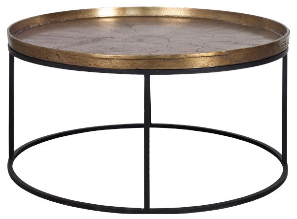 Northland Antique Gold Large Round Coffee Table