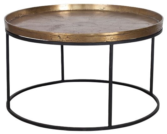 Northland Antique Gold Medium Round Coffee Table