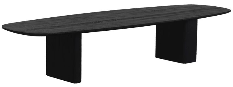 Pennsylvania Black Extra Large Coffee Table