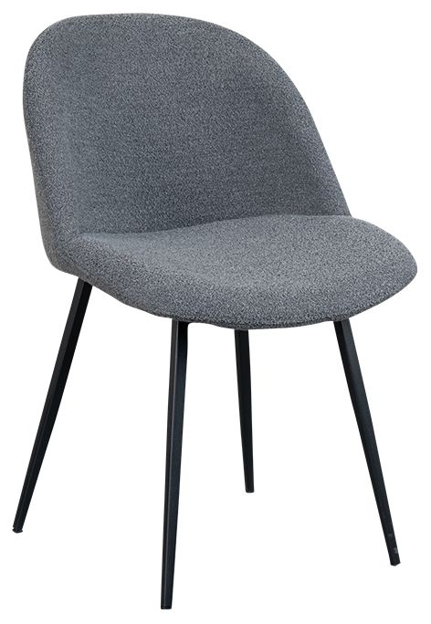 Carrington Alpine Anthracite Fabric Dining Chair Sold In Pairs