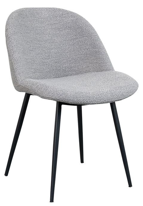 Carrington Alpine Grey Fabric Dining Chair Sold In Pairs