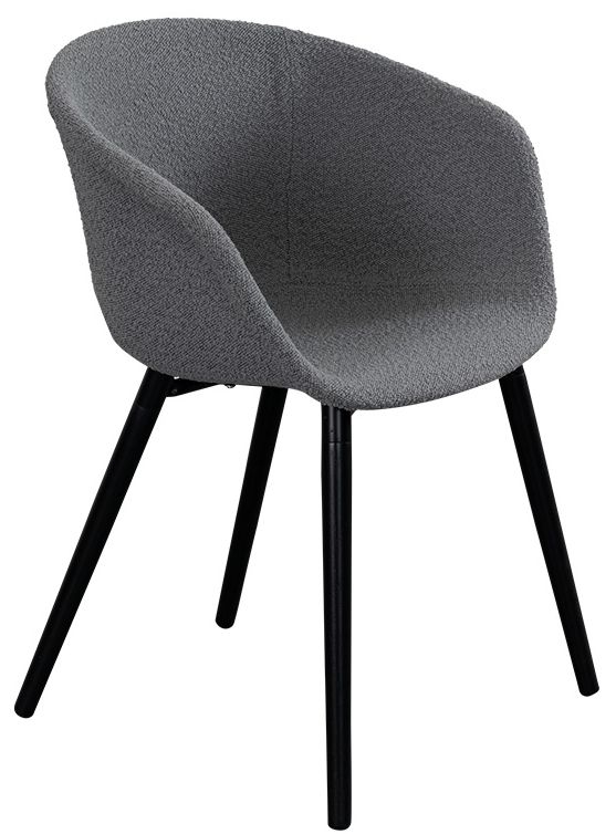 Emory Grey Fabric Dining Chair Sold In Pairs