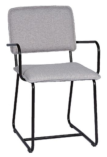 Porter Grey Fabric Dining Armchair Sold In Pairs