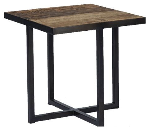 Bilbao Oak Square Side Table