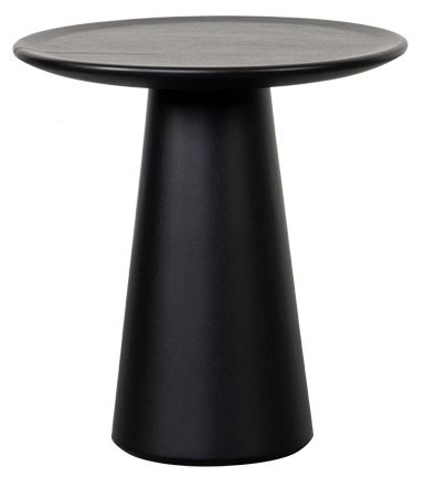 Daytona Black Round Side Table