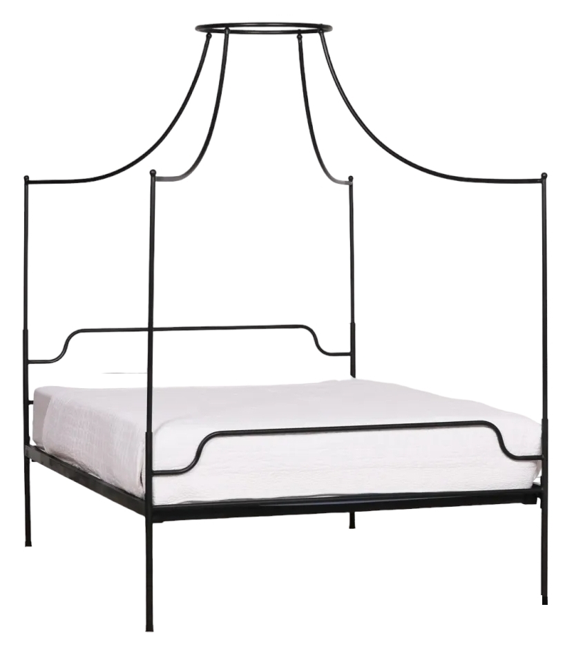 Black Iron 4ft 6in Double Bed