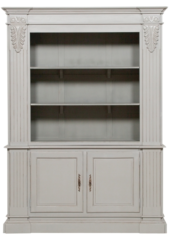 Grey Open Display Cabinet