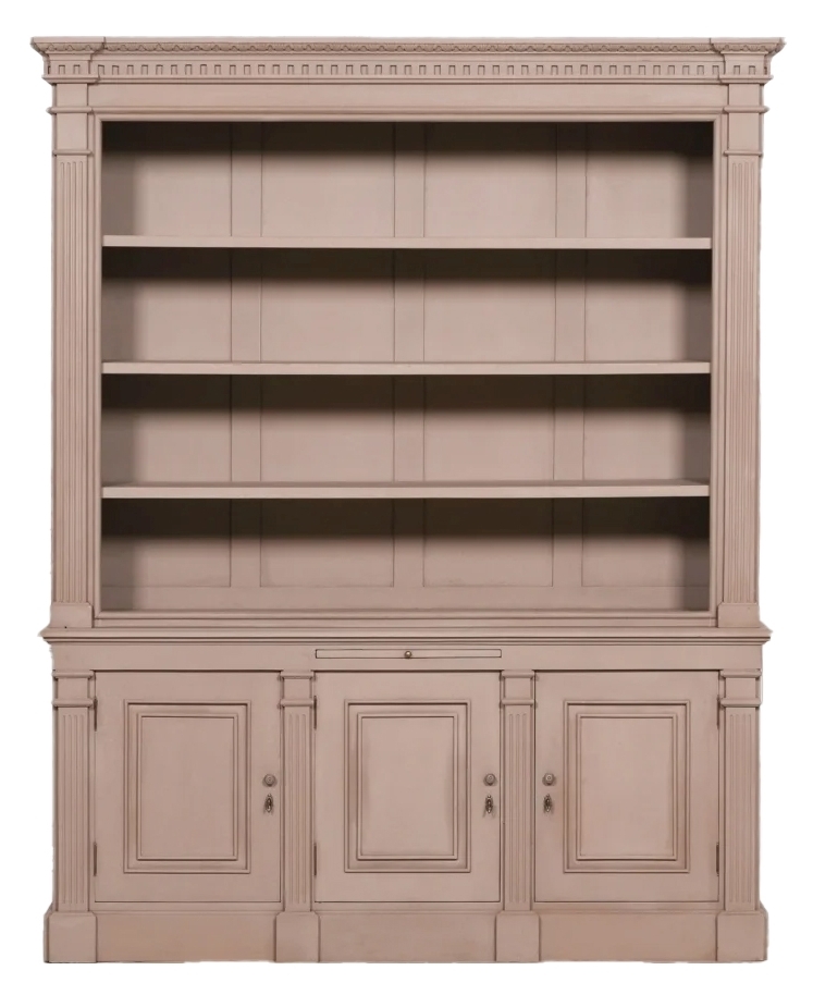 Mahogany Painted Display Cabinet