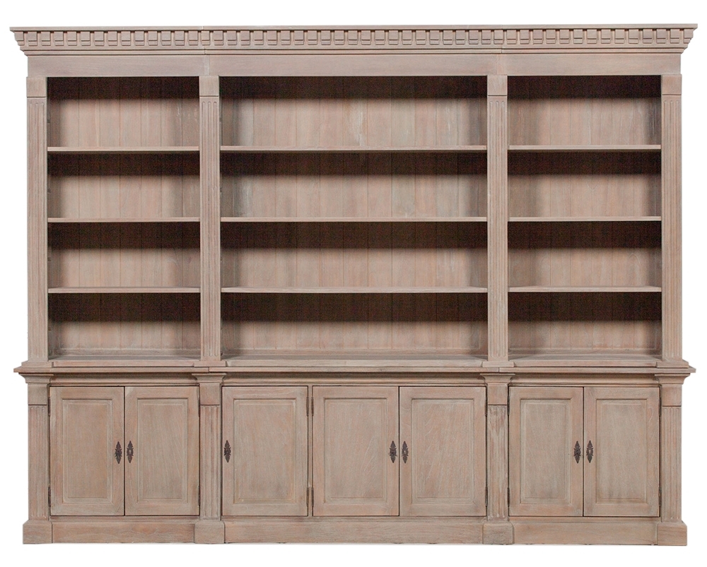 Wooden Triple Display Cabinet