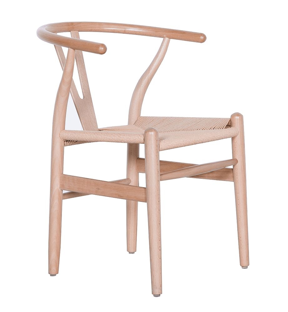 Wishbone Natural Wooden Dining Chair Sold In Pairs