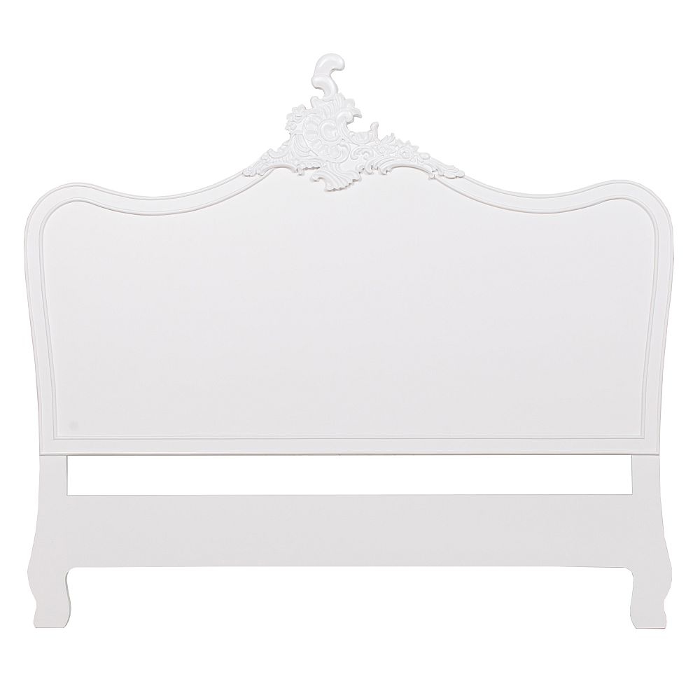 French Style White Headboard