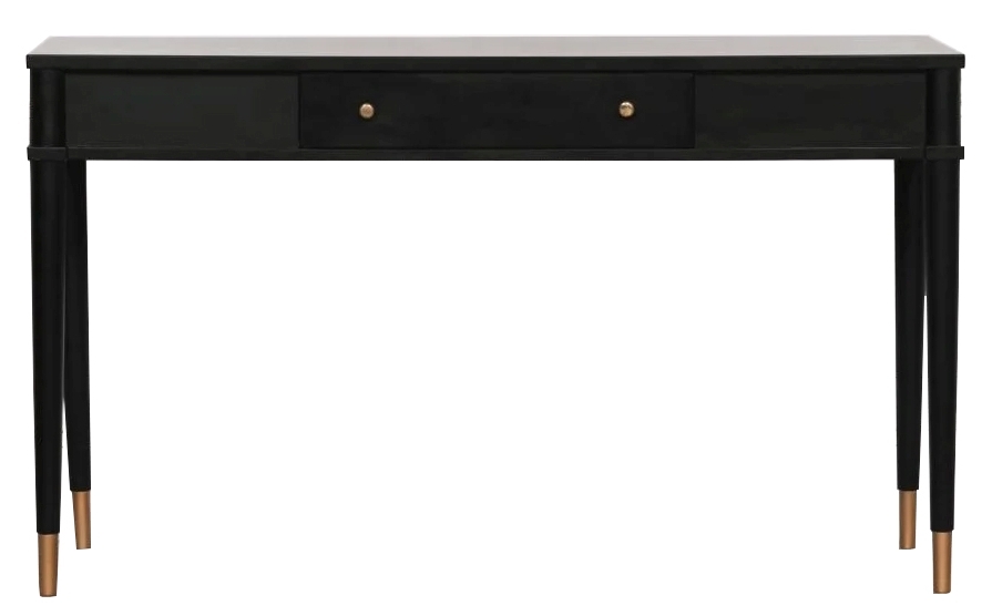 Black 1 Drawer Console Table