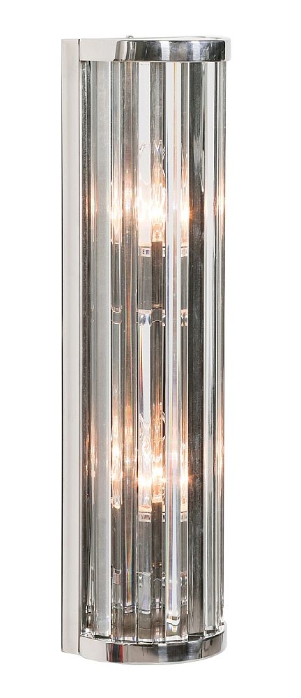 Deco 55cm Chrome And Glass Rods Wall Light