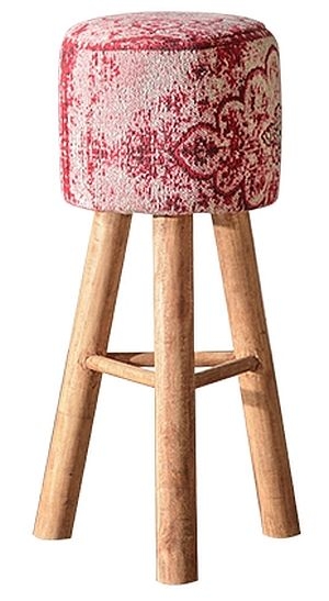Pink And Red Round Barstool Sold In Pairs