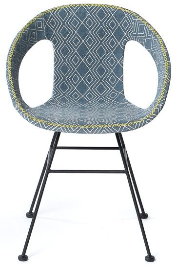 Atelier Blue And Black Dining Chair Set Of 4