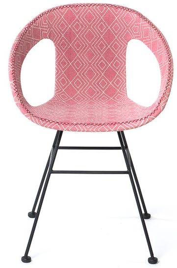 Atelier Pink And Black Dining Chair Set Of 4