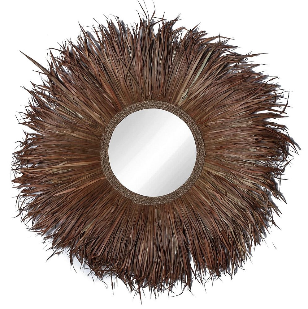 Beach Natural Round Wall Mirror 100cm X 100cm