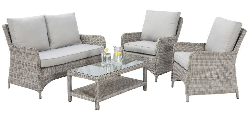 Maze Oxford Heritage Square Rattan Sofa Set