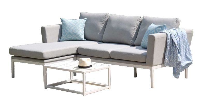 Maze Lounge Outdoor Pulse Lead Chine Fabric Chaise Sofa Set