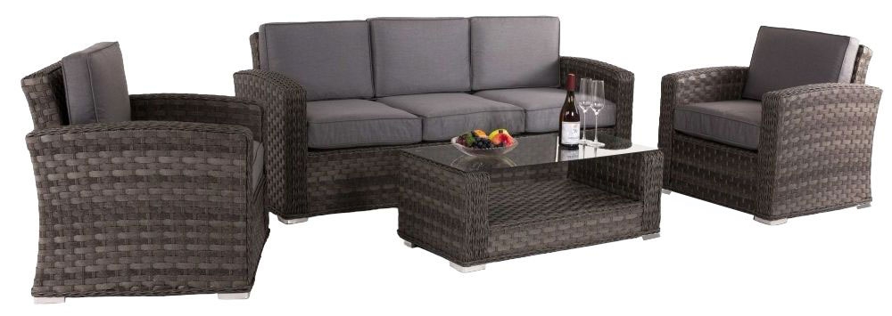 Maze Victoria 3 Seat Rattan Sofa Set