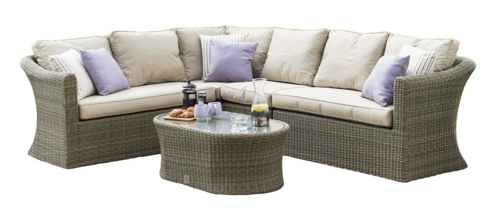 Maze Winchester Large Rattan Corner Sofa Group