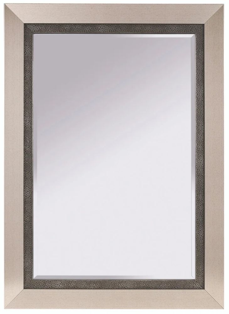 Mindy Brownes Lillie Grey Rectangular Mirror 80cm X 110cm Clearance Fss14460