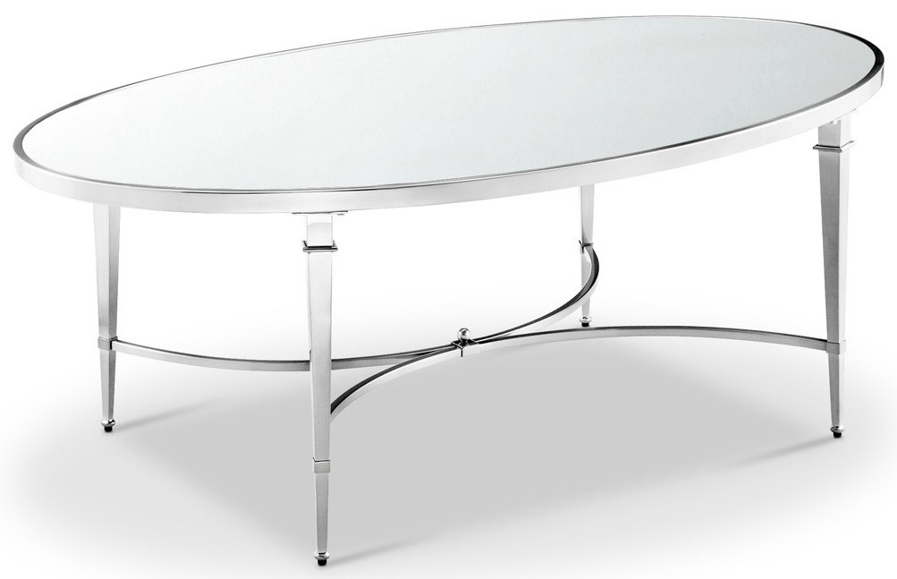 Mindy Brownes Adley Glass And Chrome Coffee Table