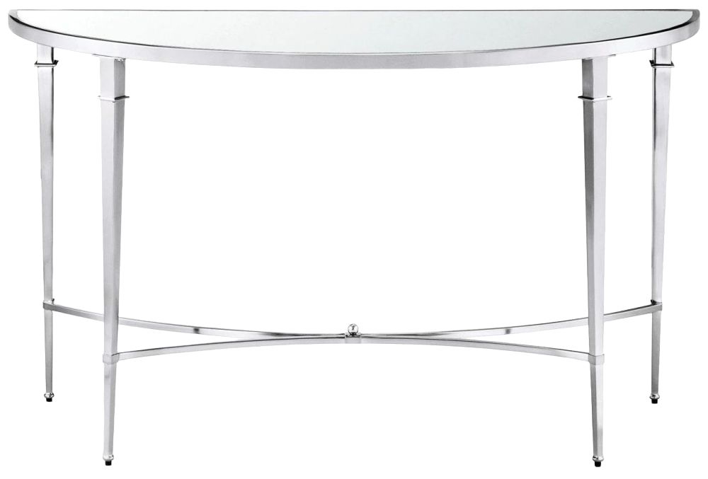 Mindy Brownes Adley Chrome Console Table
