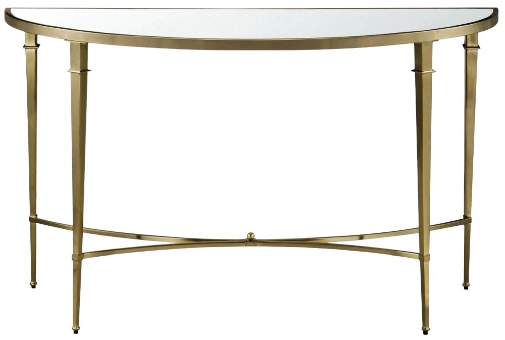 Mindy Brownes Waverly Antique Brass Console Table