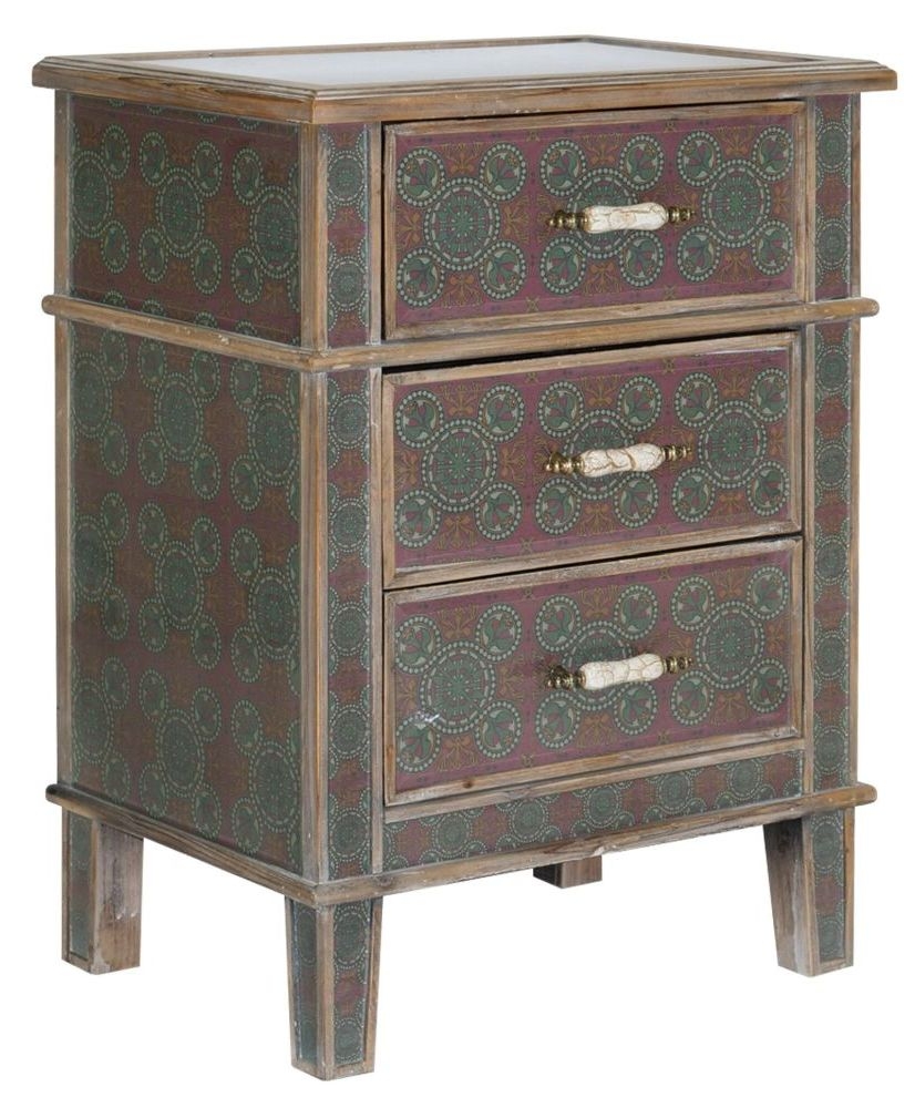 Mindy Brownes Kayla Boho Multi Coloured Bedside Cabinet