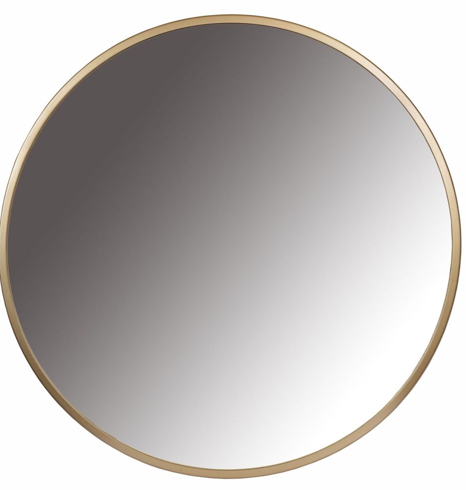 Mindy Brownes Lucas Gold Round Wall Mirror Dia 76cm