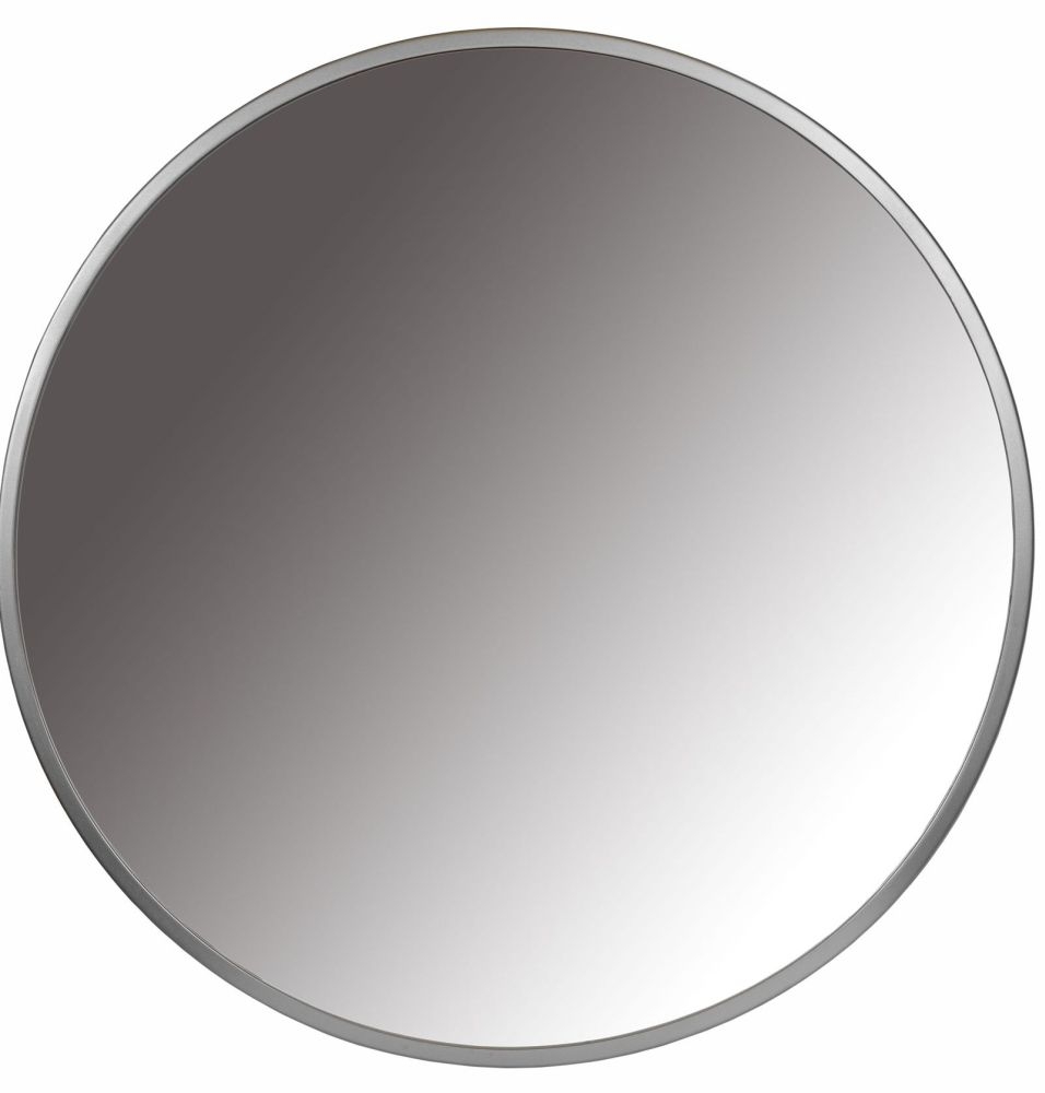 Mindy Brownes Lucas Silver Round Wall Mirror Dia 76cm