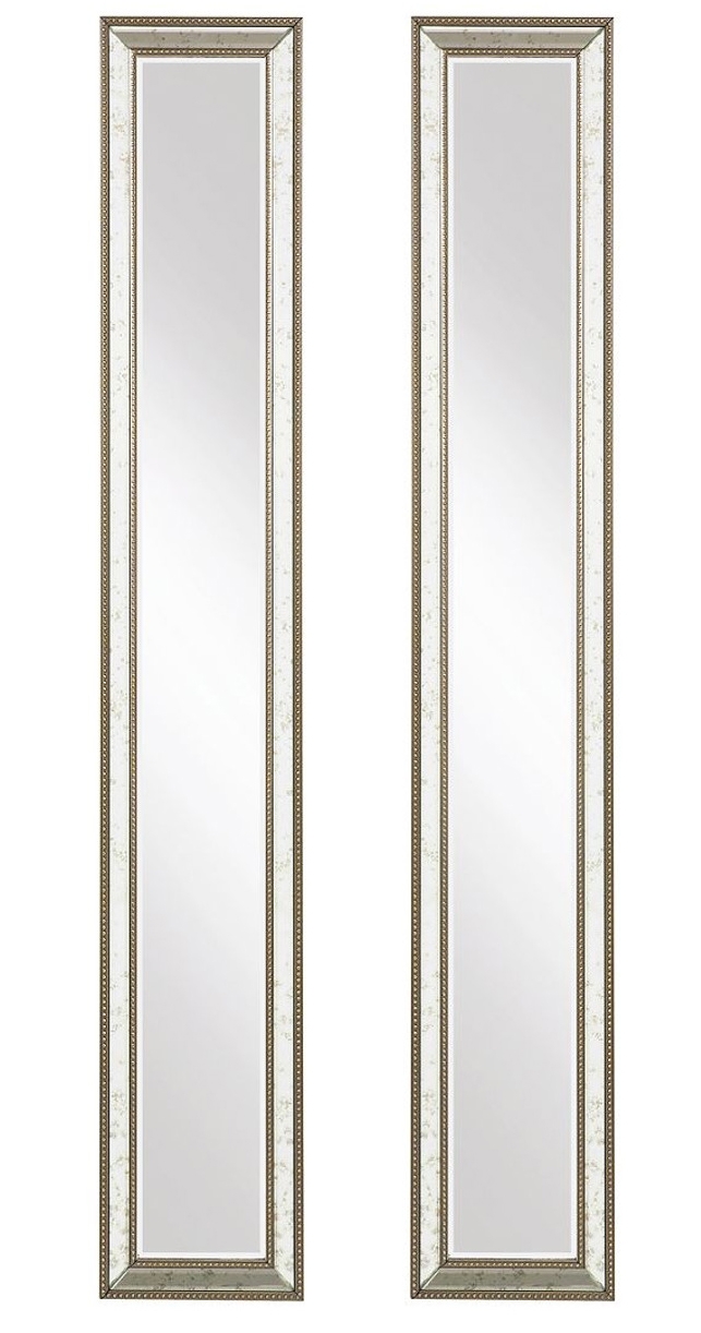 Mindy Brownes Tina Champagne Rectangular Mirrors Set Of 2 8cm X 50cm