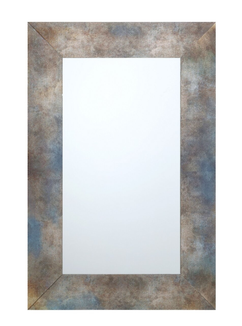 Mindy Brownes Zuri Blue Rectangular Mirror 120cm X 80cm
