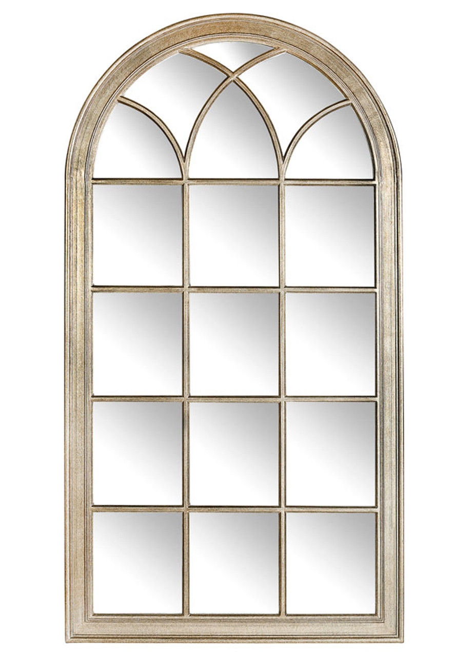 Mindy Brownes Isabella Gold And Champagne Arch Mirror 94cm X 175cm