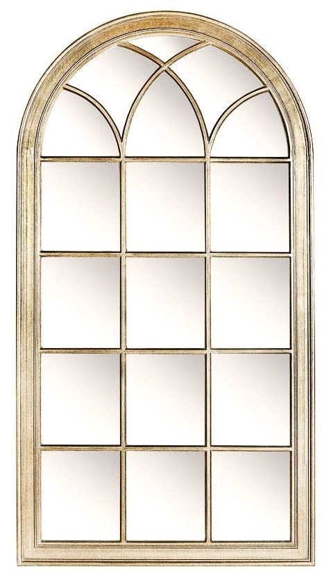 Mindy Brownes Isabella Champagne Arch Wall Mirror 945cm X 175cm