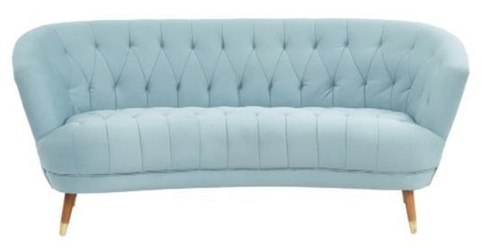 Mindy Brownes Hensley Powder Blue 3 Seater Sofa