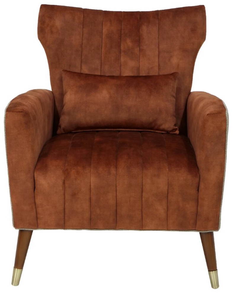 Mindy Brownes Helena Burnt Orange Armchair Chair