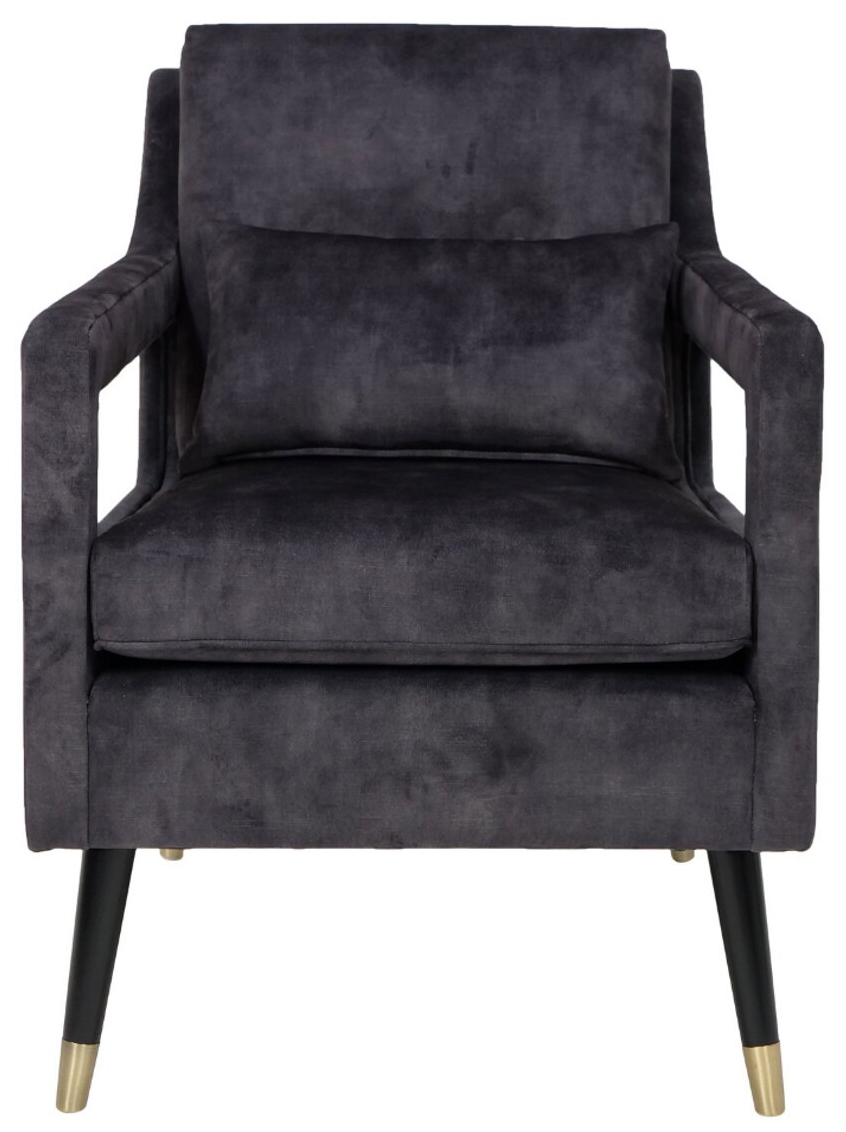 Mindy Brownes Eden Dark Grey Armchair Chair