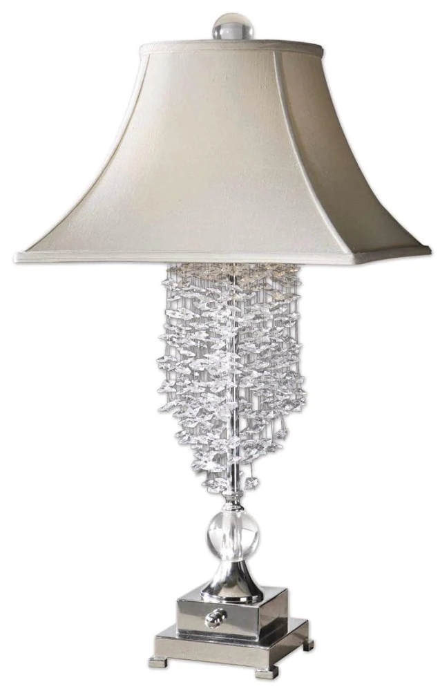 Mindy Brownes Fascination Champagne Crystal Table Lamp