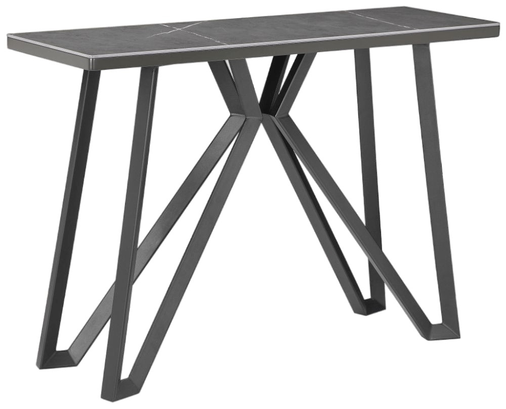 Asti Matt Dark Grey Console Table