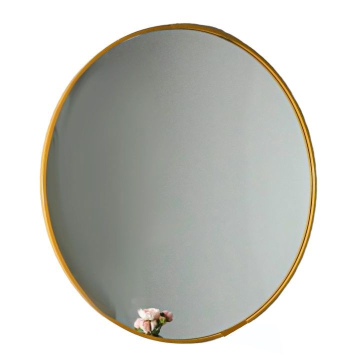 Montura Gold Round Wall Mirror 80cm X 80cm