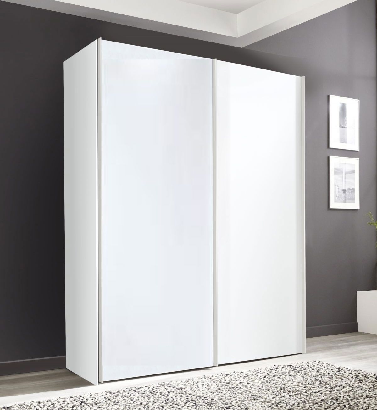 Nolte Marcato21 Polar White 2 Door Sliding Wardrobe 180cm