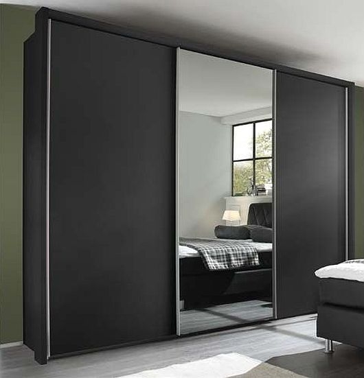 Nolte Savena Basalt 3 Door Sliding Wardrobe With 1 Mirror Front 300cm