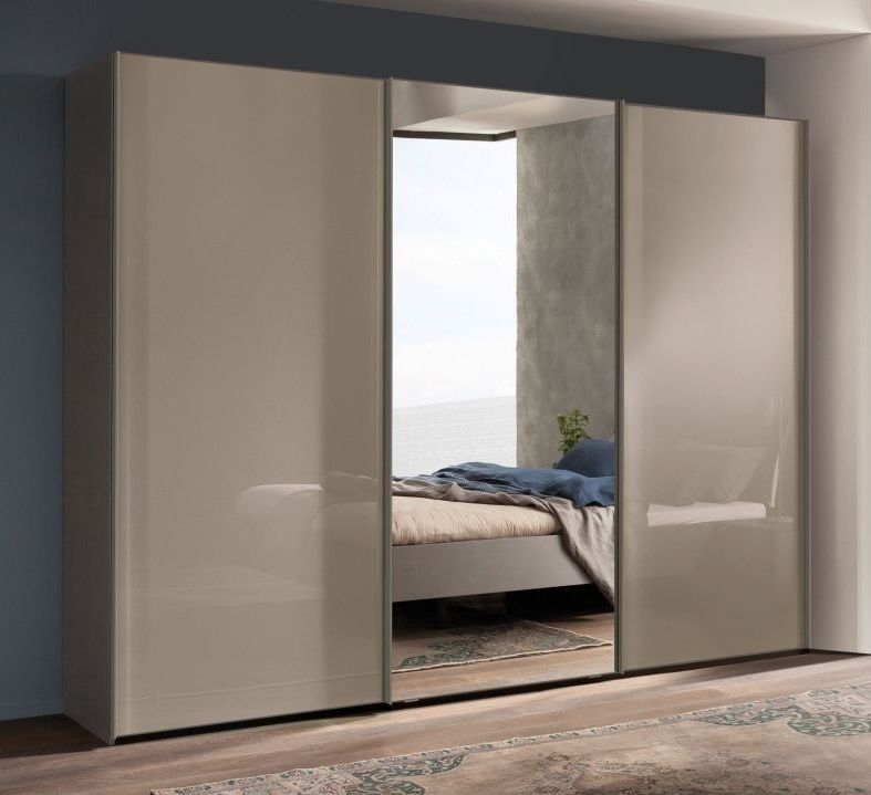 Nolte Savena Terra 3 Door Sliding Wardrobe With 1 Mirror Front 300cm