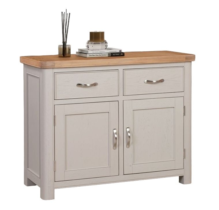 Clarion Oak And Grey Painted Medium Sideboard